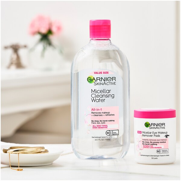 Garnier SkinActive Micellar Eye Makeup Remover Cotton Pads