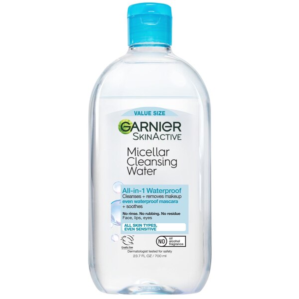 Garnier SkinActive Micellar Cleansing Water, For Waterproof Makeup