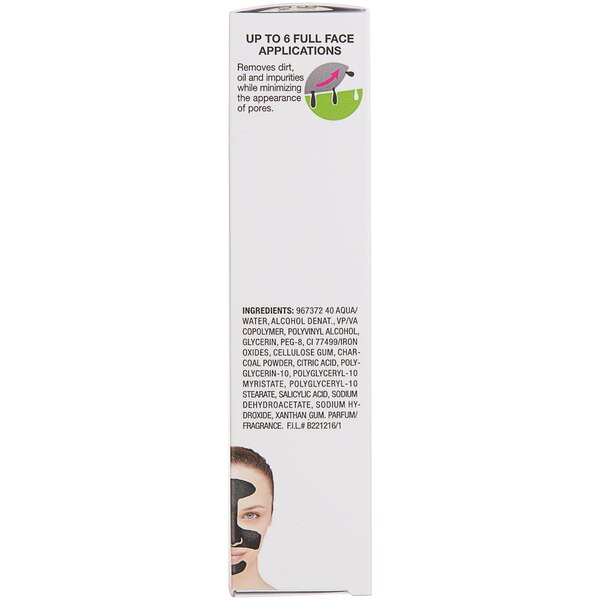 Garnier SkinActive Black Peel-Off Mask with Charcoal, 1.7 OZ