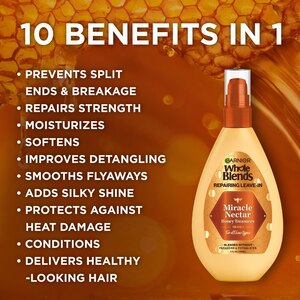 Garnier Whole Blends Leave-In Miracle Nectar Honey Treasures Treatment, 5 OZ