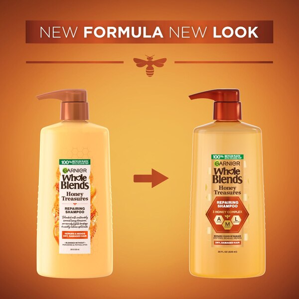 Garnier Whole Blends Honey Treasures Repairing Shampoo
