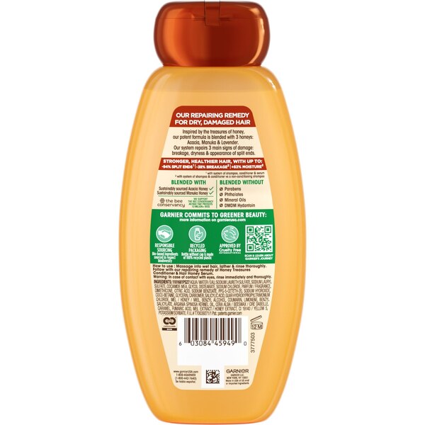 Garnier Whole Blends Honey Treasures Repairing Shampoo