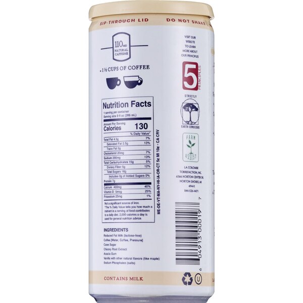 La Colombe Draft Latte 9 OZ