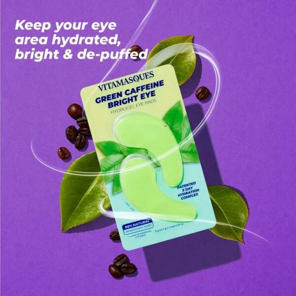 Vitamasques Bright Eye Green Caffeine Eye Pads