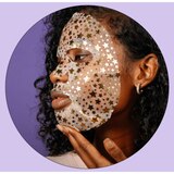 Power Glow Diamond Infused Metallic Face Sheet Mask, thumbnail image