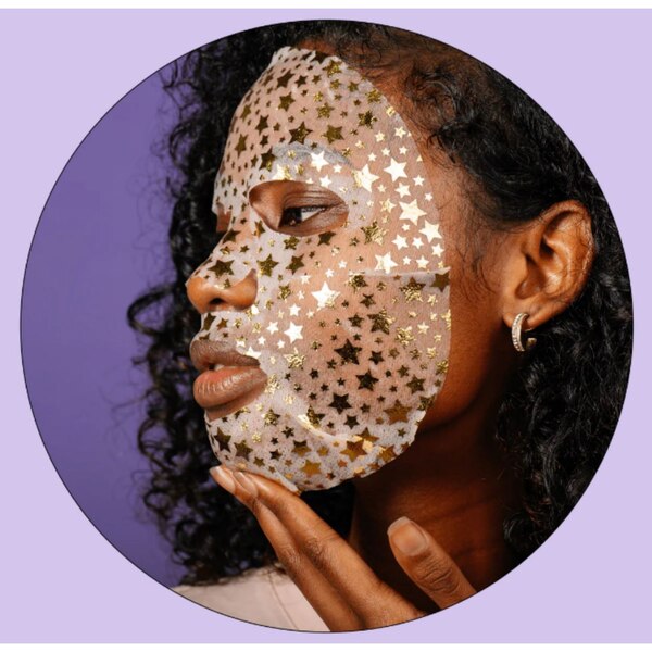 Power Glow Diamond Infused Metallic Face Sheet Mask