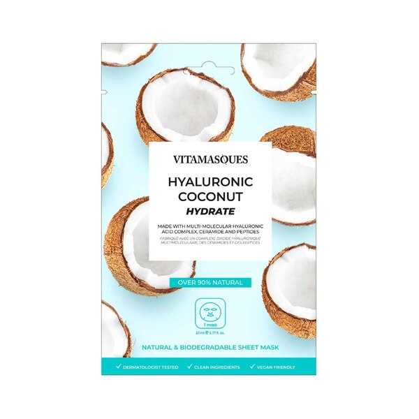 Vitamasques Hyaluronic Coconut Hydrate Face Mask