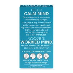 Himalaya Hello Calm Mind Relaxation, Focus & Concentration Capsules, 60 CT