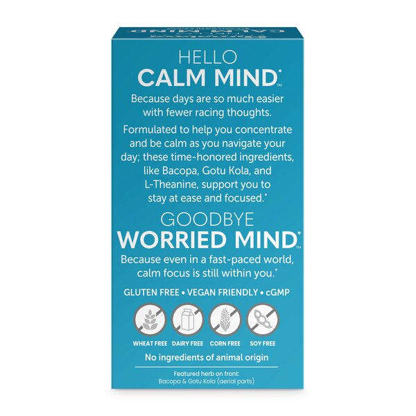 Himalaya Hello Calm Mind Relaxation, Focus & Concentration Capsules, 60 CT