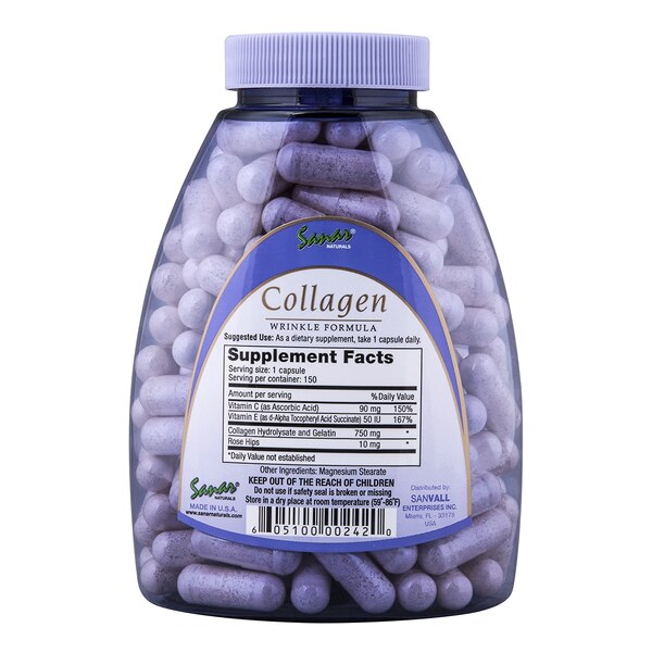 Sanar Naturals Collagen Wrinkle Formula Capsules, 150 CT