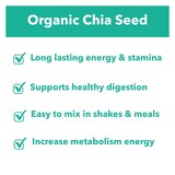 Sanar Naturals Organic Chia Seed, 10 OZ, thumbnail image 4 of 7