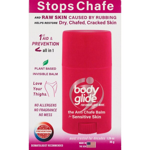 Body Glide The Original Anti Chafe Balm Sensitive Skin, 1.28 OZ