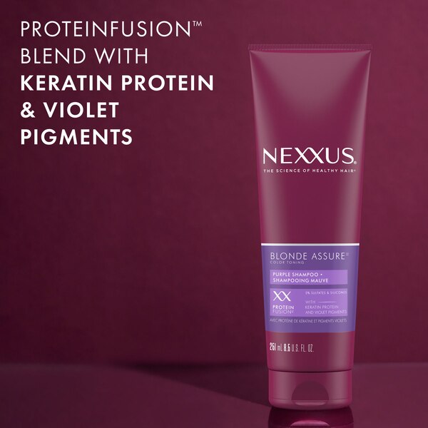 Nexxus Blonde Assure Purple Shampoo, 8.5 OZ