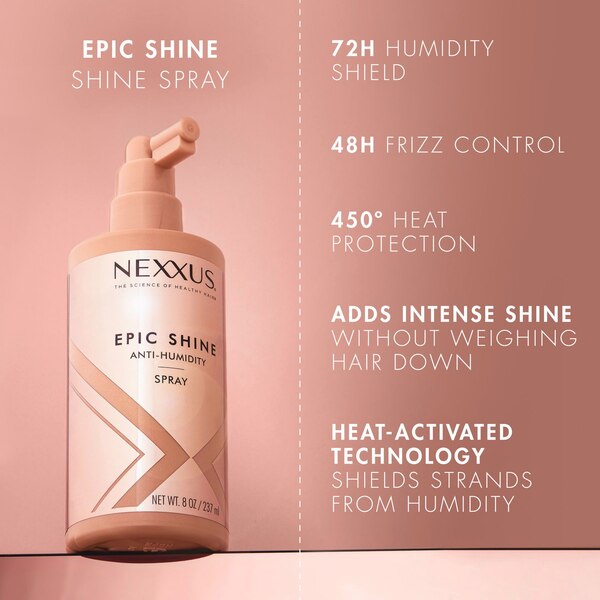 Nexxus Epic Shine Anti-Humidity Spray, 8 OZ