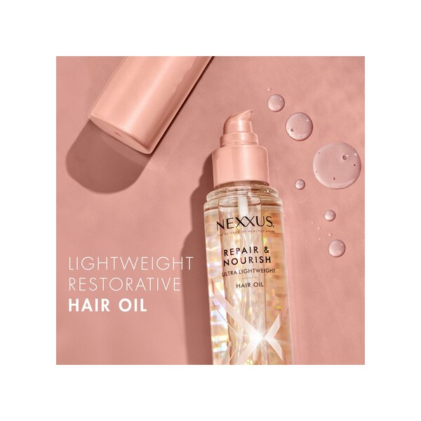 Nexxus Repair & Nourish Ultra Light Weight Hair Oil,  3.5 OZ