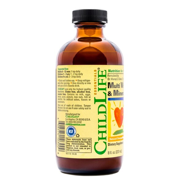 Child Life Multi Vitamin & Mineral, Liquid, 8 OZ