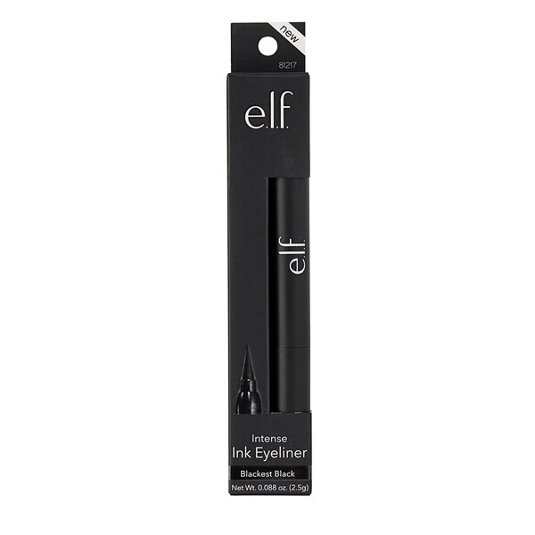 e.l.f. Intense Ink - Delineador de ojos, Blackest Black