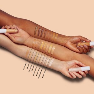 e.l.f. Hydrating Satin Camo Concealer, Medium Peach, Light Beige, Light Sand, Medium Sand, Deep Cinnamon, Medium Neutral, Fair Beige, Light Peach, Rich Ebony, Tan Sand, Deep Olive, Medium Golden, Tan Neutral, Deep Chestnut, Tan Latte, Fair Beige, Deep Caramel, Medium Neutral, Medium Warm, Rich Chocolate, Fair Warm, Fair Rose