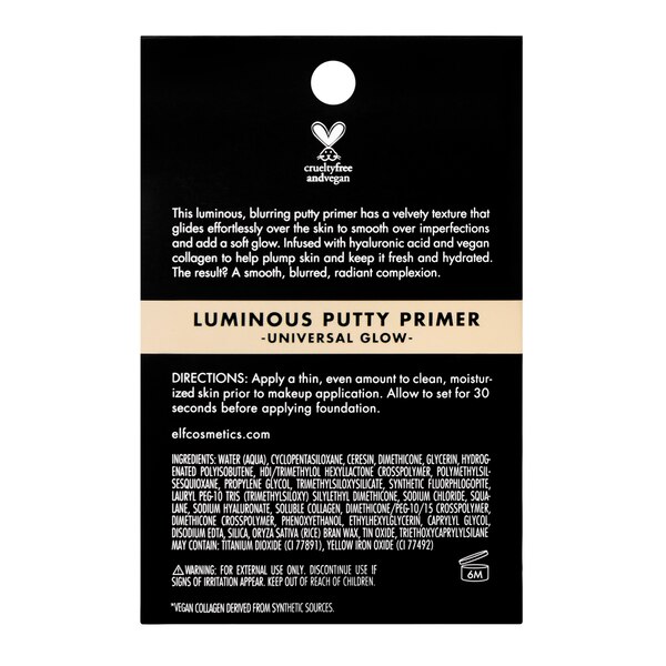 e.l.f. Luminous Putty Primer, Universal Glow