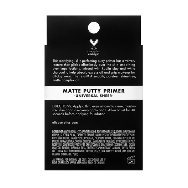 e.l.f. Mattifying Putty Primer, Universal Sheer