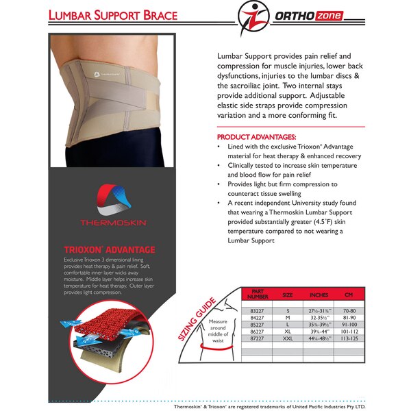 Thermoskin Thermal Lumbar Support