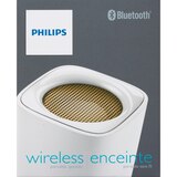 Philips Portable Bluetooth Speaker, White, thumbnail image