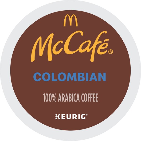 McCafe Colombian 100% Arabica Medium-Dark Roast Coffee K-Cup Pods, 10 ct