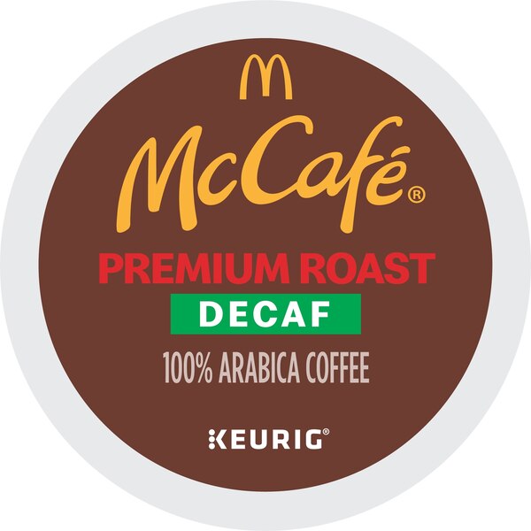 McCafe, Premium Roast 100% Arabica Medium Roast Decaffeinated Coffee K-Cup Pods, 10 ct