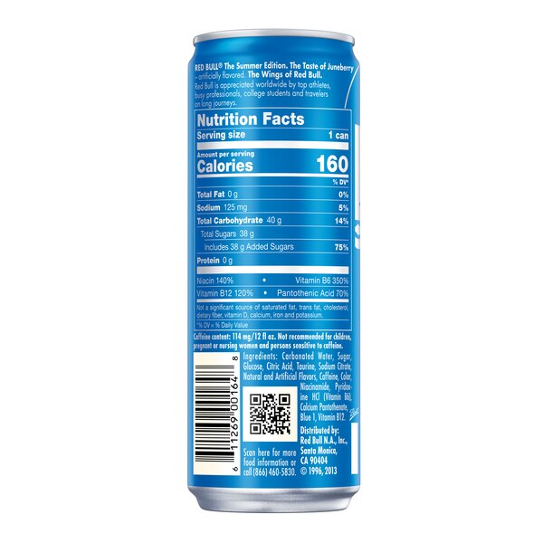 Red Bull Energy Drink Summer Edition Juneberry, 12 OZ