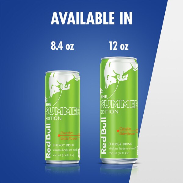 Red Bull, Summer Edition Curuba Elderflower Energy Drink, 8.4 Fl Oz