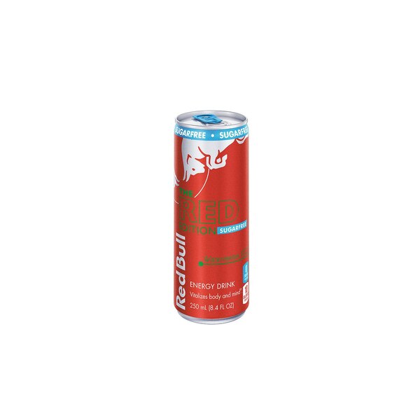 Red Bull, Red Edition Sugar Free Energy Drink, Watermelon, 8.4 fl oz Can