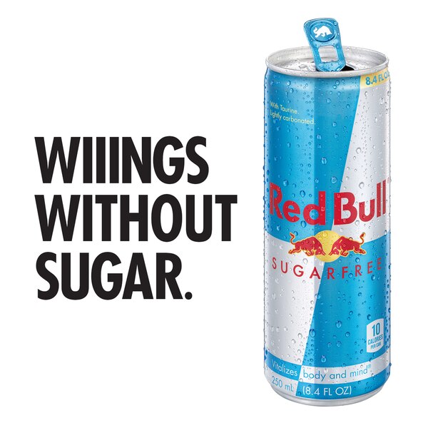 Red Bull Sugar-Free Energy Drink 8.4 OZ, 4CT