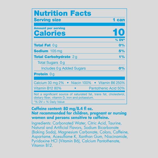 Red Bull Sugar-Free Energy Drink 8.4 OZ, 4CT