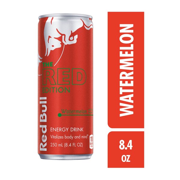 Red Bull, Red Edition, Watermelon Energy Drink, 8.4 oz