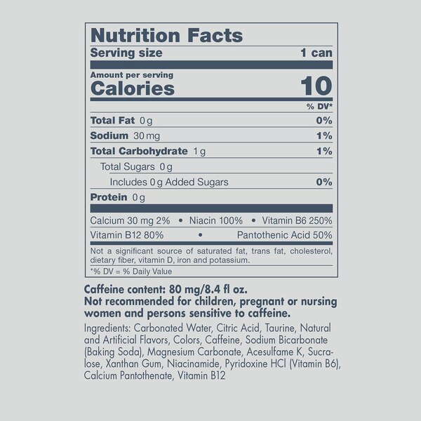 Red Bull Energy Drink, Zero, 8.4 OZ