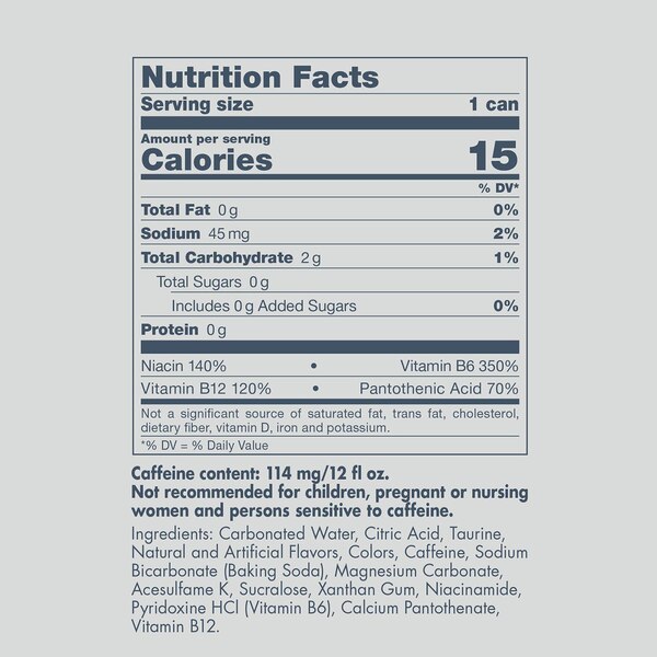 Red Bull Energy Drink, Zero, 12 OZ