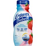 Enterex Diabetic Gluten Free Shake, Strawberry, 8 OZ, thumbnail image