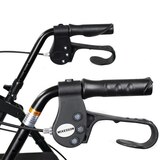 McKesson 4 Wheel Rollator 14 Inch Seat Width 300 lbs. Weight Capacity, Black, thumbnail image