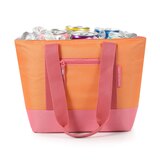 Arctic Zone 12-Can Insulated Tote, Tangerine & Pink, thumbnail image