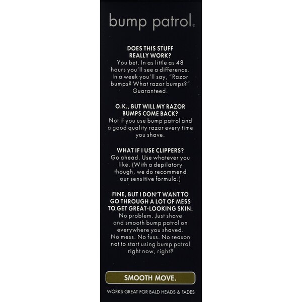 Bump Patrol Aftershave Razor Bump Treatment, Original, 2 OZ