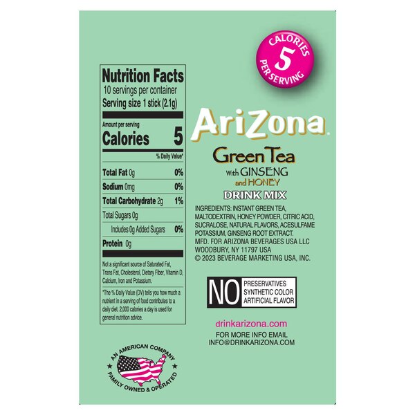 Arizona Stix Green Tea, 0.7 oz
