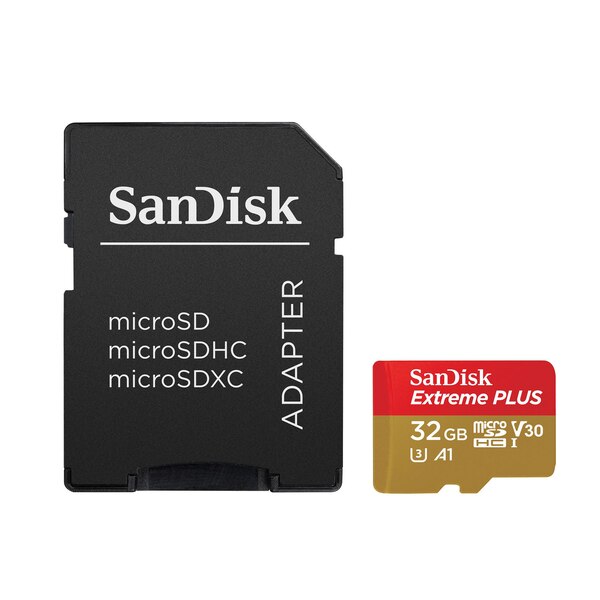 SanDisk Extreme PLUS microSD UHS-I Card with Adapter