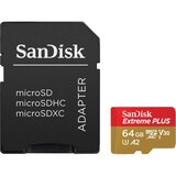 SanDisk Extreme PLUS microSD UHS-I Card with Adapter, thumbnail image 2 of 3