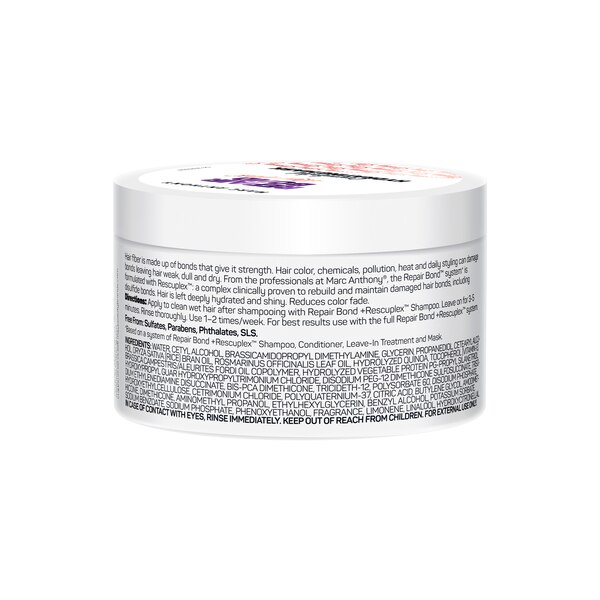 Marc Anthony Repair Bond & Rescuplex Concentrated Hydrating Mask, 8 OZ