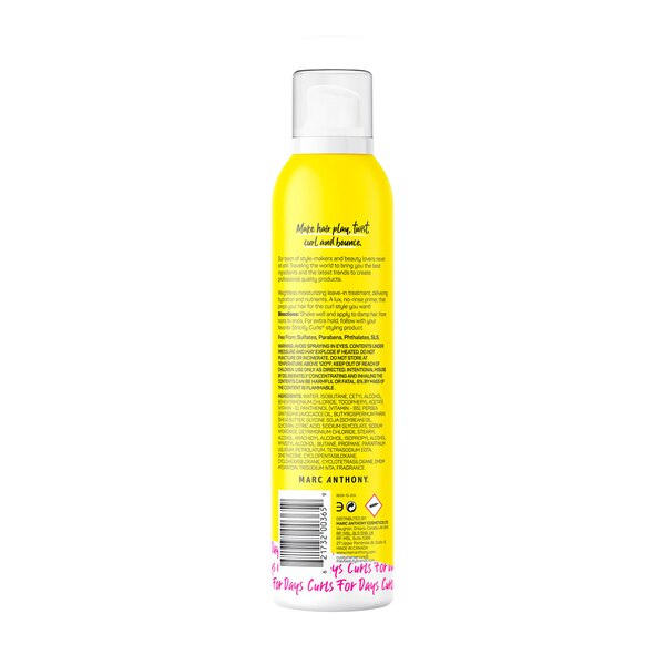 Marc Anthony Strictly Curls 7-in-1 Leave-In Treatment Foam, 8.4 OZ