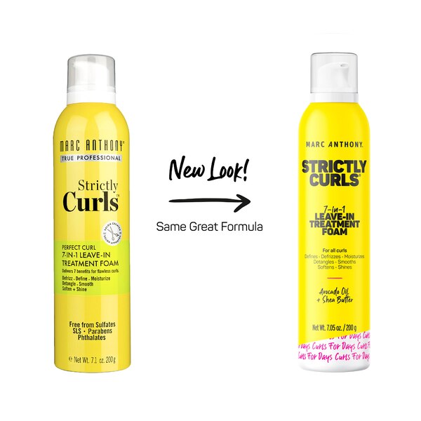 Marc Anthony Strictly Curls 7-in-1 Leave-In Treatment Foam, 8.4 OZ