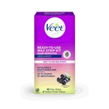 Veet Ready-to-Use Wax Strip Kit, Acai Berry, 40 CT, thumbnail image