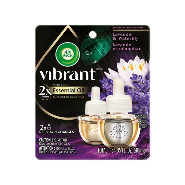 Air Wick® Scented Oil Refill, Vibrant Lavender & Waterlily, 2 ct