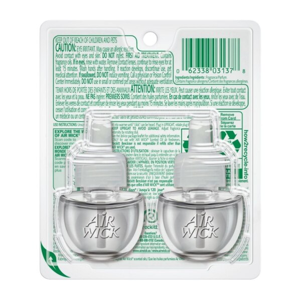 Air Wick® Vibrant Scented Oil Refill, White Sage & Mahogany, 2 ct