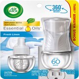 Air Wick® Plug in Scented Oil Starter Kit, Fresh Linen, thumbnail image